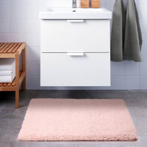 АЛЬМТЬЕРН Коврик для ванной, бледно-розовый 60x90 см - 805.156.32