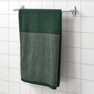 ХИМЛЕОН Простыня банная, темно-зеленый/меланж 100x150 см - 405.104.91