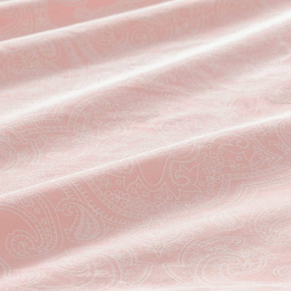 ЙЭТТЕВАЛЛМО Пододеяльник и 2 наволочки, светло-розовый/белый 200x200/50x60 см - 005.006.82