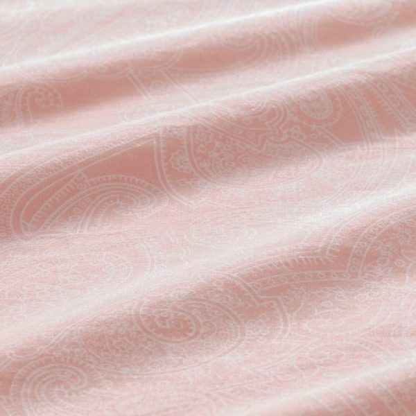 ЙЭТТЕВАЛЛМО Простыня натяжная, светло-розовый/белый 140x200 см - 505.016.03