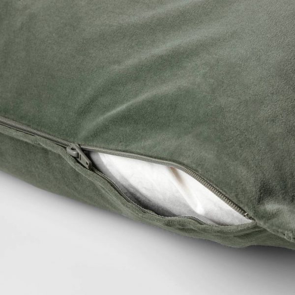 САНЕЛА Чехол на подушку, серо-зеленый 50x50 см - 305.074.08