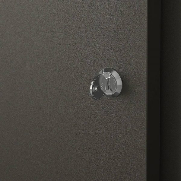 ТРОТТЕН Шкаф с раздвижными дверцами, антрацит 80x180 см - 904.748.86