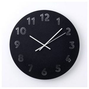 ТУННИС Настенные часы, черный 30 см - 805.105.64