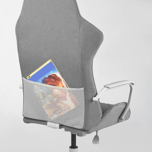 УТЕСПЕЛАРЕ Геймерский стол и стул, серый/светло-серый - 394.407.10