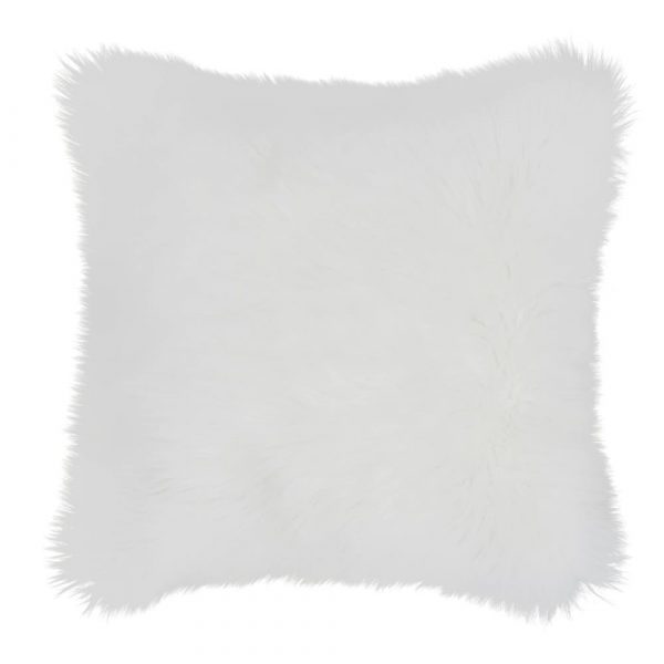 ГУЛЬВИВА Чехол на подушку, белый/искусственный мех 50x50 см - 005.195.54