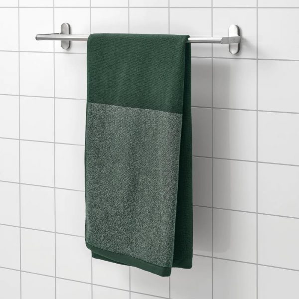 ХИМЛЕОН Банное полотенце, темно-зеленый/меланж 70x140 см - 205.104.87