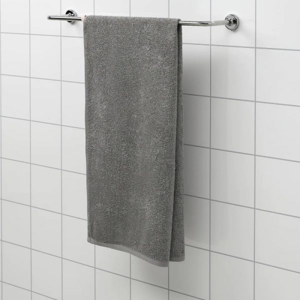 ДИМФОРСЕН Банное полотенце, серый 70x140 см - 805.128.60