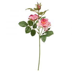 СМИККА Цветок искусственный, д/дома/улицы/Роза розовый 40 см - 805.083.87