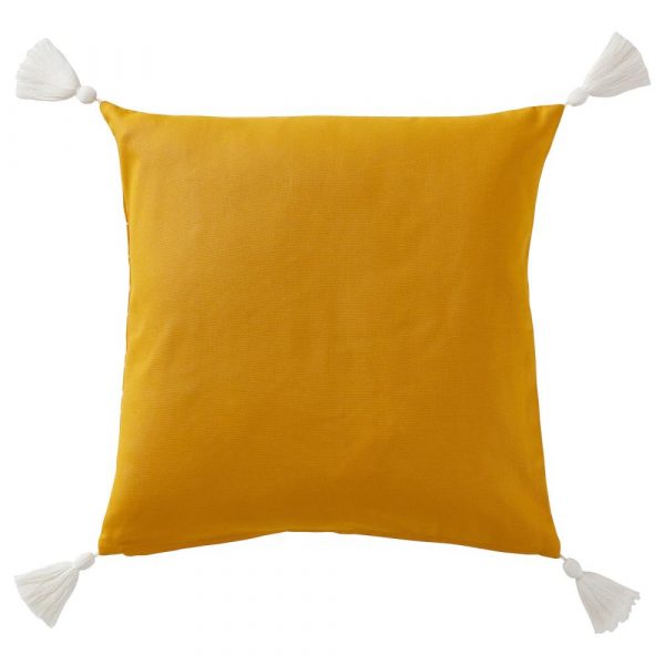 ФИНСЛИПАД Чехол на подушку, желтый белый/с печатным рисунком 50x50 см - 205.185.82