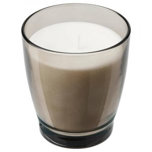 ЭНСТАКА Ароматическая свеча в стакане, Костер/серый 50 ч - 905.024.22