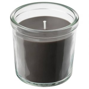 ЭНСТАКА Ароматическая свеча в стакане, Костер/серый 20 ч - 705.023.76
