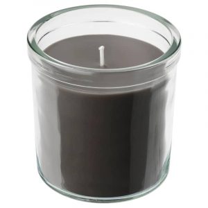 ЭНСТАКА Ароматическая свеча в стакане, Костер/серый 40 ч - 905.021.77
