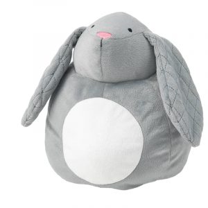 PEKHULT светодиодный ночник-мягкая игрушка серый кролик - 504.700.03