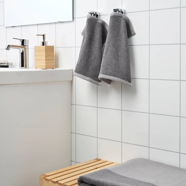 HIMLEAN полотенце, 30x30 см, темно-серый/меланж - 804.429.47