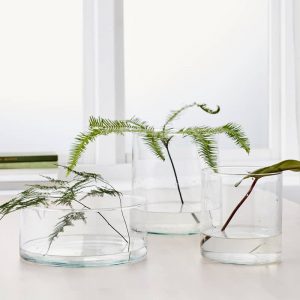 CYLINDER ваза/миска, 3 шт, прозрачное стекло - 801.750.91