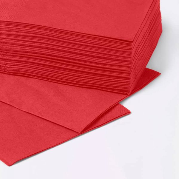 FANTASTISK салфетка бумажная, 24x24 см, красный - 405.238.94