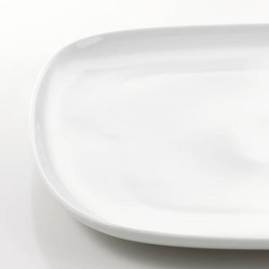 VARDERA тарелка, 31x26 см, белый - 602.773.59