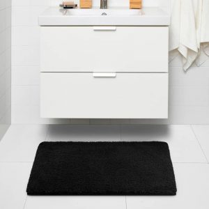ALMTJARN коврик для ванной, 60x90 см, темно-серый - 604.894.22