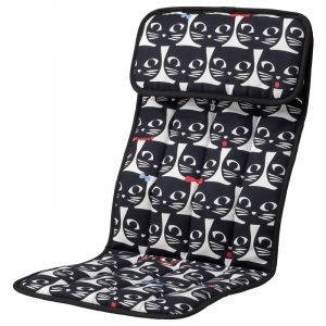 POANG подушка-сиденье на детское кресло, Gisslarp/орнамент «кошки» - 804.696.73