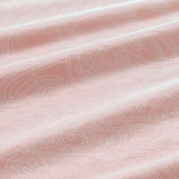 JATTEVALLMO простыня натяжная, 80x200 см, светло-розовый/белый - 805.016.11