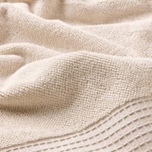 VINARN полотенце, 30x30 см, светло-серый/бежевый - 005.083.29