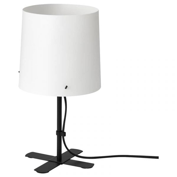 BARLAST лампа настольная, 31 см, черный/белый - 005.045.57