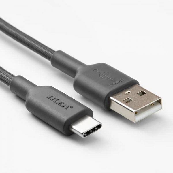 LILLHULT кабель USB-A–USB-C, 1. 5 м, темно-серый - 705.276.02