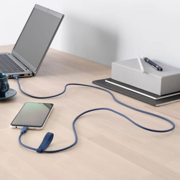 LILLHULT кабель USB-A–USB-C, 1. 5 м, синий - 505.284.95