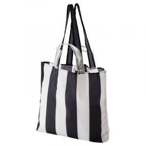 SKYNKE сумка, 45x36 см, в полоску/черный белый - 805.176.74