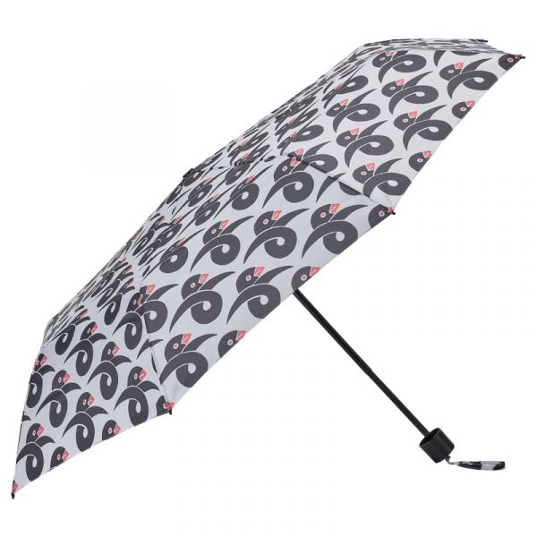 KNALLA зонт, орнамент «птица»/белый - 405.176.33