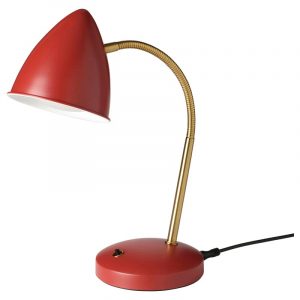 ISNALEN рабочая лампа, светодиодная, красный/желтая медь - 805.200.11