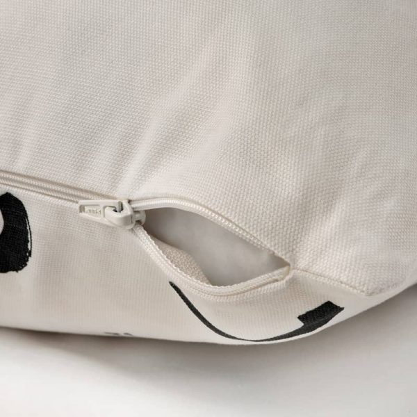 TALLSPINNARE чехол на подушку, 50x50 см, белый с оттенком/черный - 305.406.34