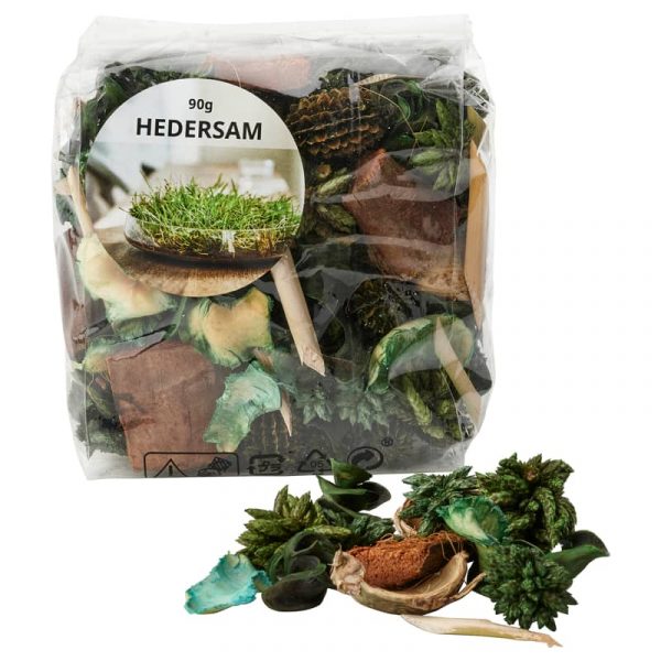 HEDERSAM ароматическая цветочная отдушка, 90 гр, Свежая трава/светло-зеленый - 805.027.43