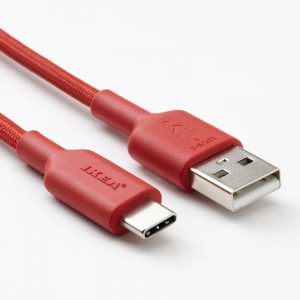 LILLHULT кабель USB-A–USB-C, 1. 5 м, красный - 805.284.94