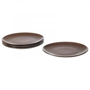 FARGKLAR тарелка, 26 см, полированный коричневый - 704.854.47
