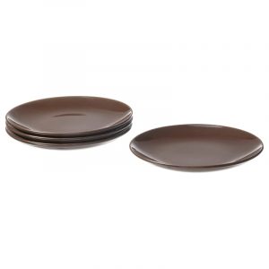 FARGKLAR тарелка десертная, 20 см, полированный коричневый - 304.854.54