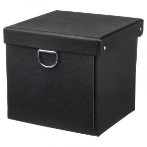 NIMM коробка с крышкой, 16. 5x16. 5x15 см, черный - 405.200.51