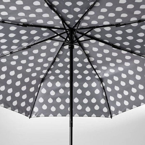 KNALLA зонт, черный/бежевый капля - 705.342.83