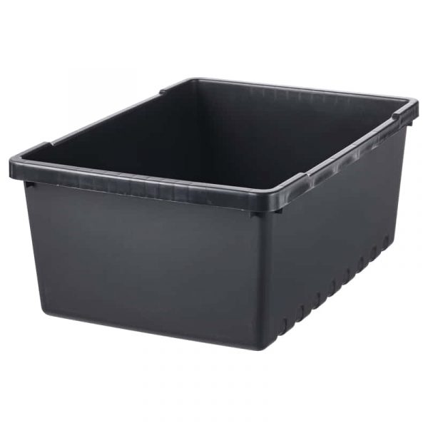 UPPSNOFSAD контейнер, 35x25x14 см/9 л, черный - 904.407.64