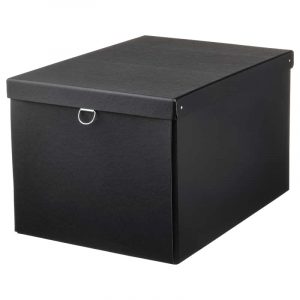 NIMM коробка с крышкой, 35x50x30 см, черный - 005.200.53