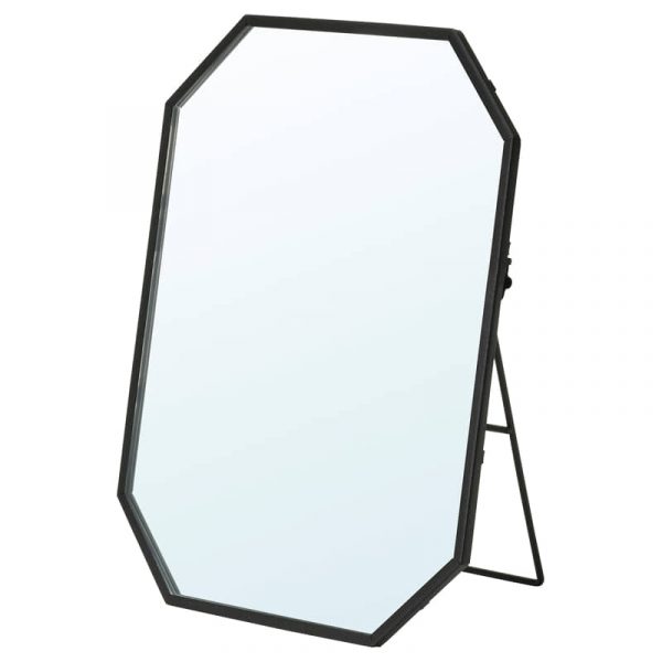 LASSBYN зеркало, 20x25 см, черный - 405.381.45