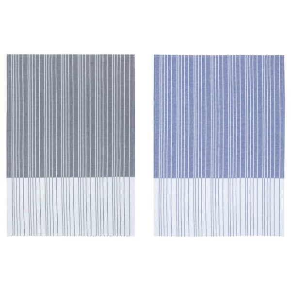 TIMVISARE полотенце кухонное, 50x70 см, темно-синий/черный - 103.717.88