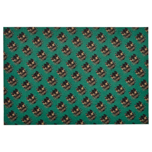 ANALYSERA придверный коврик для дома, 60x90 см, разноцветный/зеленый - 805.374.17