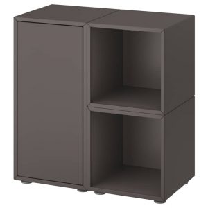 EKET комбинация шкафов с ножками, 70x35x72 см, темно-серый - 194.944.69