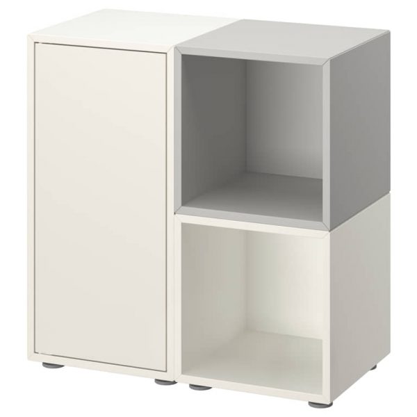 EKET комбинация шкафов с ножками, 70x35x72 см, белый/серый - 894.944.75